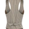 5110IRCNn5L.jpg Womens Vest Top 2025 Trendy Academia Steampunk Waistcoat Racerback Vest Blazer(Runs Small, Suggest Size Up