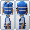 51B04HNhAEL.jpg Large Cooling Vest for Men&Women with 24pcs Ice Packs, Adjustable Cooling Vests with Air Cushion for Hot Weather Work,