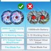 51EgsvUDlxL.jpg Cooling Vest Jacket with 2 Fans - Men and Women 21V Air Conditioner Lightweight Vests, With 20000mAh Battery