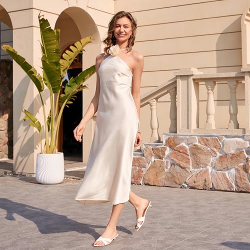 51FAy4Gcp0L.jpg Womens Heeled Sandals Open Round Toe Slip on Kitten Heel Mules Low Heel Slide Sandals for Women Cross Strap Backless Mule Flats