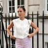 Womens Cropped Cap Sleeve Vest Tank Tops Summer Work Casual Crew Neck Button Down Waistcoats