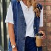 51Zb2qAroiL.jpg Women's Casual Denim Jean Vest Oversized Sleeveless Mid Long Button Down Jeans Jackets Vests Tops Waistcoat 