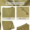 51girHdwUL.jpg Women's 2025 Sweater Set Sleeveless Button Down Vest Wide Leg Pants 2 Piece Outfits Summer Casual Matching Loungewear