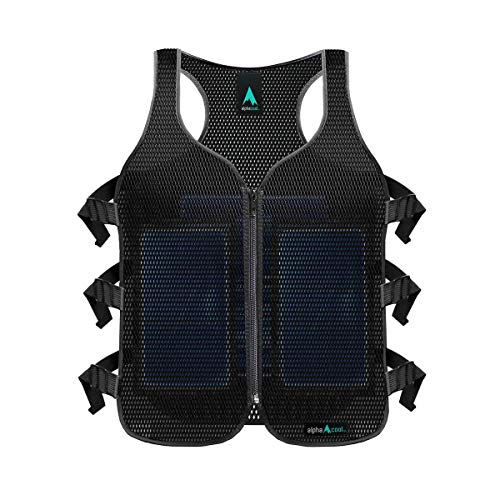 Frosty Mesh Ice Vest for Men and Women – Cooling Vest with Ice Packs, 2 Sets – Three Gel Pad Pockets – Adjustable Straps for