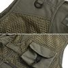 Outdoor Multi Pocket Vest Summer Casual Mesh Vest Jacket for Fishing Hunting Work Waistcoat