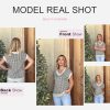 51smXc1X1FL.jpg Womens Casual Summer Tops V Neck Short Sleeve Plaid Knit Vest Loose Fit Pullover Sweaters Blouses