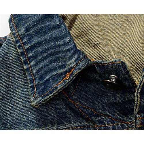 6118vYcPw6L.jpg Men's Fit Retro Ripped Denim Vest Sleeveless Jean Vest and Jacket